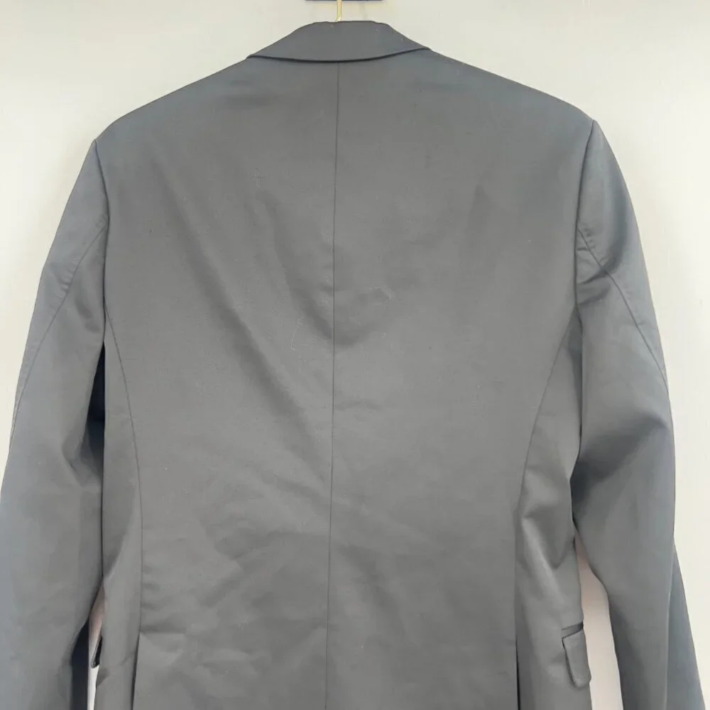 Zara Man Black Blazer Jacket – Size 38 USA / EUR 48 – Slim Fit